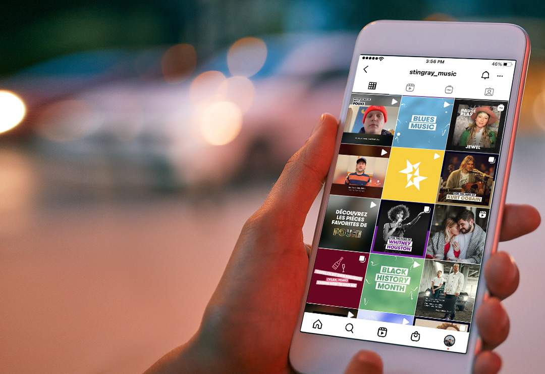 instagram stingray music playlist chansons entrevues